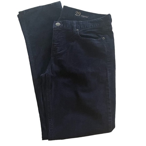J.‎ Crew - Matchstick Corduroy 5 Pocket Pants Navy Size 29 - Picture 1 of 8